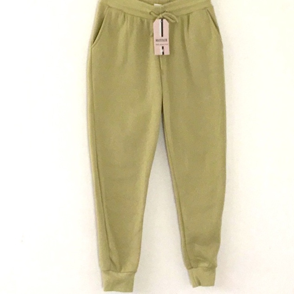 Mayfair Ladies Sweat Jogger Pants Cotton Blend Pockets Casual, Lounge, Dorm Yoga